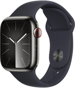 Apple Watch 9 Cell St. Steel Graphite 45mm A2984
