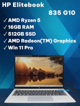 HP EliteBook 835 (16 GB, 512 GB SSD, Ryzen 5 7540U)
