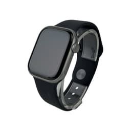 Apple Watch 11 GPS Aluminium Space Grau 42 mm Sportarmband Schwarz M/L