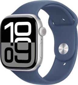 Apple Watch 10 GPS Alu Silver 46mm A3000 Blue Silicon Band