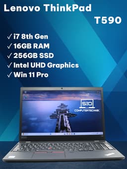 Lenovo ThinkPad T590 15" (16 GB, 256 GB SSD, i7-8565U)