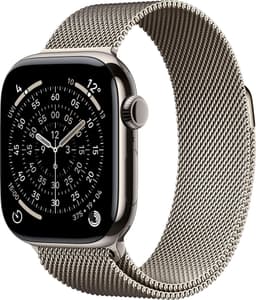 Apple Watch 11 5G Titanium Natural 42 mm Milanese Loop Natural MF8P4