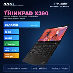 Lenovo ThinkPad X390 13" (16 GB, 256 GB SSD, i5-8365U)