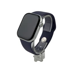 Apple Watch 11 GPS Aluminium Silber 42 mm Sportarmband Schwarz S/M