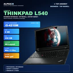 Lenovo ThinkPad L540 15" (8 GB, 256 GB SSD, i5-4210M)