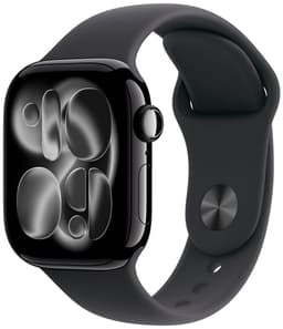 Apple Watch 11 5G Schwarz Alu 42mm Sportarmband Schwarz S/M MF834 iOS