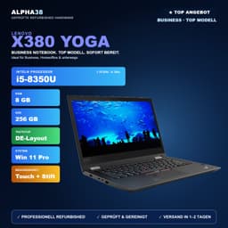 Lenovo ThinkPad X380 13" (8 GB, 256 GB SSD, i5-8350U)