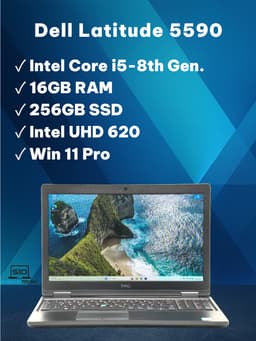 Dell Latitude 5590 15" (16 GB, 256 GB SSD, i5-8350U)