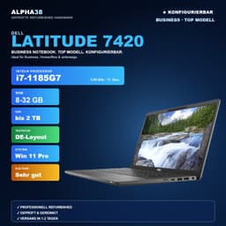 Dell Latitude 7420 14" (32 GB, i7-1185G7)