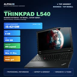 Lenovo ThinkPad L540 15" (8 GB, 256 GB SSD, i5-4210M)