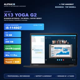 Lenovo ThinkPad X13 13" (16 GB, 256 GB SSD, i5-1145G7)