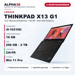 Lenovo ThinkPad X13 13" (16 GB, i5-10310U)