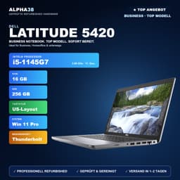Dell Latitude 5420 14" (16 GB, 256 GB SSD, i5-1145G7)