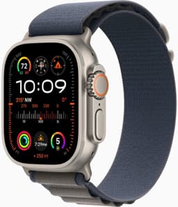 Apple Watch Ultra 2 49mm Titan GPS + Cellular Alpine Loop blau Large Smartwatch