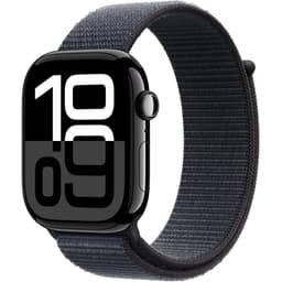 Apple Watch Series 10 Sport 46 mm Aluminium GPS+4G-Smartwatch-diamantschwarz