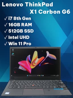 Lenovo ThinkPad X1 14" (16 GB, 512 GB SSD, i7-8550U)