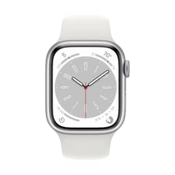 Apple Watch Series 8 41mm GPS Aluminium Silber Sportarmb...MwSt nicht ausweisbar