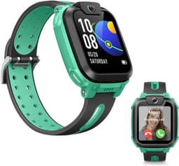 Imoo Z1 Kids Smartwatch 4G GPS Video Call IPX8 1.3-inch Display Front Came Green