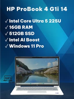HP ProBook 4 14" (16 GB, 512 GB SSD, Intel Core Ultra 5 225U)