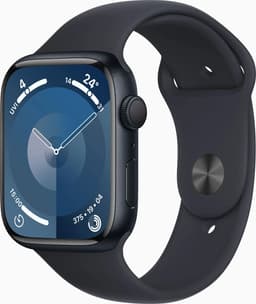 Apple Watch Series 9 GPS 41mm Smartwatch Mitternacht Sportband