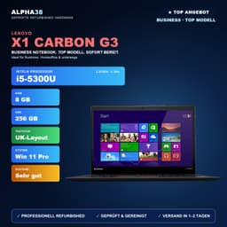 Lenovo ThinkPad X1 14" (8 GB, 256 GB SSD, i5-5300U)