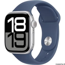 Apple Watch Series 10 GPS 46 mm Silber Smartwatch 3 Jahre Gewährleistung