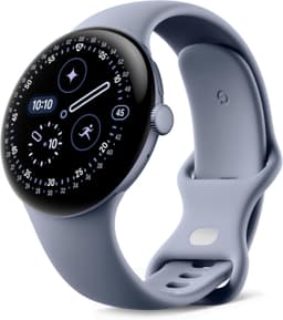 Google Pixel Watch 4 (LTE) 45mm Aluminium blau Sportarmband blau Smartwatch 32GB