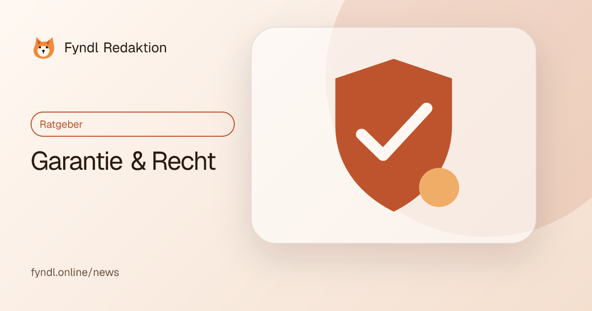 Illustration eines Schutzschilds fuer Garantie und Gewaehrleistung
